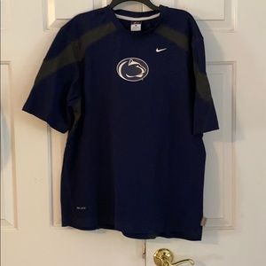 Men’s large Penn state Nike dri fit t shirt